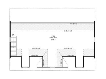 2nd Floor Plan, 062G-0051
